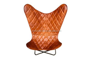Chaise papillon durable pour des ambiances intérieures et extérieures confortables, offrant un confort relaxant et une esthétique minimaliste, en provenance d'Inde - Product Image 3