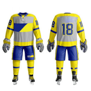 Uniforme de Hockey sobre Hielo Personalizable en Venta / Uniforme de Hockey sobre Hielo de Alta Calidad con Diseño Superior a Buen Precio - Product Image 1