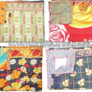 Couverture Kantha vintage en gros, taille double - Product Image 1