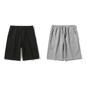 Pantalones cortos deportivos holgados y transpirables para hombres de entrenamiento al aire libre versátiles neutros y cómodos de algodón ultrafino a la moda - Product Image 5