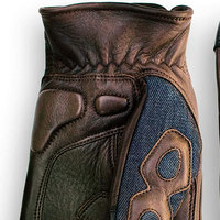 Gants de moto en cuir Alpha Racing pour sports de plein air, respirants, anti-choc, compatibles avec les écrans tactiles, paume antidérapante