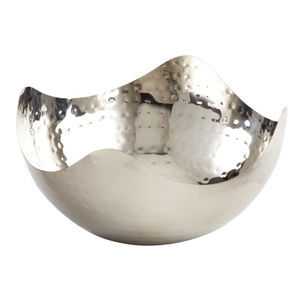 Cuenco para servir dulces de postre de Chocolate de acero inoxidable martillado de alta calidad, cuenco clásico para servir Chocolate para suministros de boda - Product Image 1