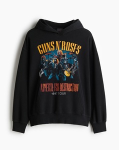 Sweat à capuche imprimé coupe décontractée pour hommes, manches longues, poche latérale kangourou, sweat d'hiver en coton mélangé, top des ventes, noir - Product Image 4