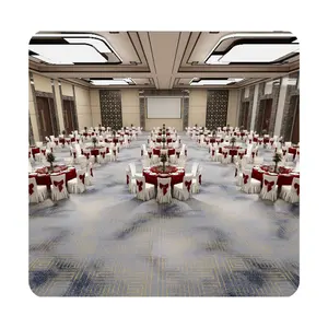Five star hotel fire protection environmental friendly carpet supplier corridor wedding banquet hall wall to wall carpet
