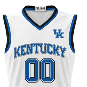 Camiseta de Baloncesto Personalizada de los Wildcats de la Universidad de Kentucky, Estilo Personalizado de Alto Rendimiento, Transpirable, Talla Grande, Unisex, 100% - Product Image 3