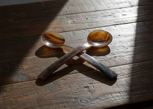 Cuchara y Tenedor Desechables Modernos Hechos a Mano con Mango Largo para Fiestas a Bajo Precio - Product Image 3