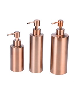 Meilleure vente Distributeur de savon en métal de créateur fait à la main Conteneur de savon de luxe classique fini or Vente en gros de liquide pour salle de bain - Product Image 5