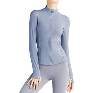 Vestes de yoga pour femmes très vendues, de qualité supérieure, anti-rides, anti-rétrécissement, confortables, vestes de yoga pour femmes à prix abordable - Product Image 6