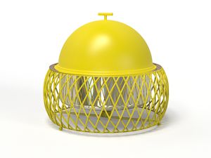 Nouveauté Plat de service chauffe-plats en acier inoxydable, fait main, design, avec support noir, pour hotpot et casserole, multicolores - Product Image 4