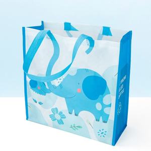 Bolsa de Compras de Tela No Tejida con Patrón Personalizable y Asas de Cinta de Polipropileno, Opciones de Varios Tamaños - Product Image 2