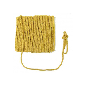 Cordón Plano Metálico Dorado para Bolsos, Prendas y Zapatos - para Lazos y Curvas con Acabado Recubierto - Product Image 5