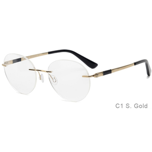 FEROCE <span class=keywords><strong>montatura</strong></span> rotonda <span class=keywords><strong>senza</strong></span> <span class=keywords><strong>montatura</strong></span> <span class=keywords><strong>montatura</strong></span> da vista unisex in titanio ultraleggera e super elastica <span class=keywords><strong>senza</strong></span> viti <span class=keywords><strong>occhiali</strong></span> da vista - Product Image 3