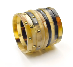 Bracelet en corne de buffle pour femmes, fait à la main, écologique, style moderne, bijoux de mariage par SANIYA HANDICRAFT - Product Image 6