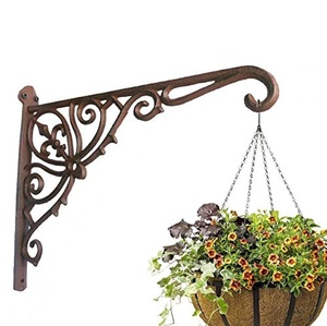 Sparrow Design Iron <b>Wall</b> Hanging Bracket Black Color Hook Hanging Basket Planter Garden Lantern Hook <b>Wall</b> Brackets - Product Image 3