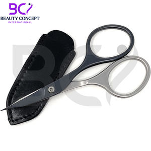 Tijeras para Uñas de Alta Calidad en Dos Tonos, Combinación de Color Negro Titanio, Hoja Curva con Punta Afilada, Precio Razonable - Product Image 3