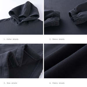 Prix usine Hoodies 400 GSM Sweats lourds En Gros Unisexe Confortable Premium Chaud Élégant En Vrac Personnalisé - Product Image 6