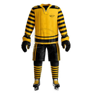 Uniforme de hockey sobre hielo 100% poliéster ropa deportiva equipo Jersey uniforme de hockey sobre hielo de alta calidad - Product Image 2