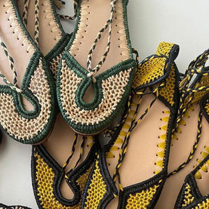 Sandalias y Zapatillas de Rafia Hechas a Mano en Marruecos, Económicas y Ecológicas, Calzado Tejido para Hombre y Mujer, Venta al Por Mayor Directa de Fábrica - Product Image 2