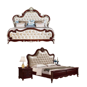 Mobilier Lit King Size Ensembles pour chambre à coucher couple Ensemble de chambre à coucher Luxe Moderne Ensemble de lit Meubles d'Indonésie Style européen Italie - Product Image 3