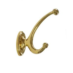 <b>Wall</b> Decor Luxury Coat Hook OEM Support Rust Free Brass Hooks <b>Bathroom</b> <b>Wall</b> And Door Mount Antique Hook Multifunction Style - Product Image 4