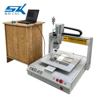 Senke - Máquina de Corte de Vidrio Espejo Cuadrado CNC Portátil Mini de Una Cabeza, 450*450 mm
