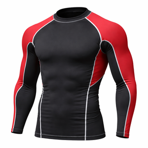 Camiseta de Compresión Unisex Premium para Entrenamiento, Gimnasio, MMA, Surf, Elástica en Cuatro Direcciones, Transpirable, de Secado Rápido, UPF50, Antibacteriana - Product Image 2