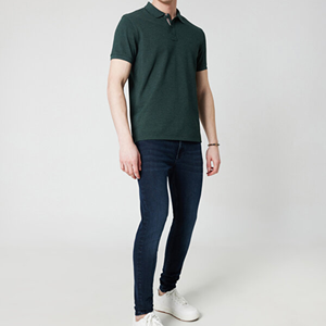 2023 nouveauté de haute qualité pour hommes pour polos Logo brodé personnalisé Design solide 95% coton 5% Spandex nouvelle coutume - Product Image 2