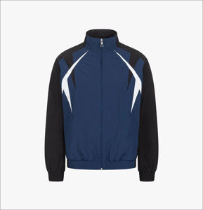 Ensemble coupe-vent 2 pièces en polyester et nylon avec fermeture à glissière pour hommes personnalisés Streetwear OEM ensemble de short coupe-vent en coton fabricants - Product Image 1