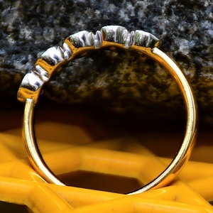 Auténtico original 14K y 18K Impresionante anillo de diamante Pieza de joyería de diamante natural - Product Image 3