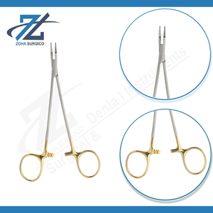 Porte-aiguilles Ryder, insert en carbure de tungstène manuel, joint de boîte, finition satinée, droit, 175 mm de long, certifié CE, usage chirurgical - Product Image 3