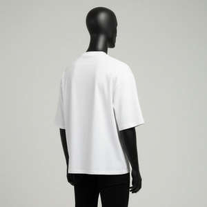 เสื้อยืดโอเวอร์ไซส์ผู้ชาย ผ้าคอตตอน/ใยไผ่คุณภาพสูง 300gsm ไม่มีแขน เป็นมิตรกับสิ่งแวดล้อม เนื้อผ้าหนา รับสกรีนลายตามสั่ง - Product Image 2