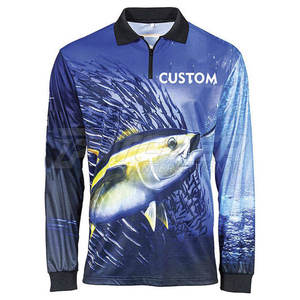 New Arrival Men's Fishing Quarter-<b>Zip</b> <b>Shirt</b> Printed 100% Polyester Quick Dry Breathable UPF 50 Eco Friendly Lightweight Outdoor - Product Image 1