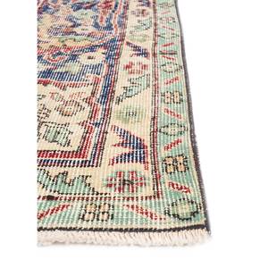 Alfombra Vintage de Lana 9x12 Roja y Naranja, Anudada a Mano, con Diseño de Medallón Abstracto Rectangular, para Pasillo, Entrada, Sala de Estar - Product Image 4