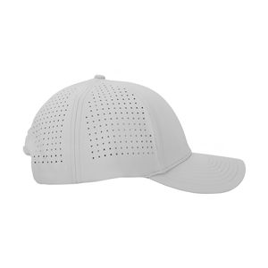 Outdoor UV Protection Golf Hat Athletic Curved Brim Custom Logo and Inner Woven Tag Breathable Summer Performance Cap Unisex - Product Image 3
