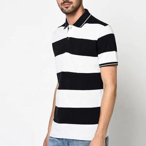 เสื้อโปโลผู้ชายมีสไตล์และใส่สบายมาใหม่เสื้อเชิ๊ตผ้าฝ้ายคอกลมสำหรับผู้ชาย - Product Image 4