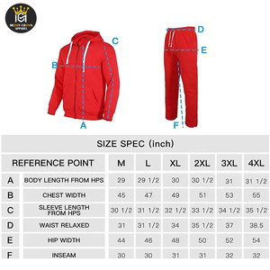 Vêtements de rue personnalisés pour hommes ensemble de costumes de jogging nouveau design coton en vrac ensemble de costumes de jogging en gros - Product Image 6