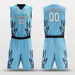 Ensemble de maillots de basket-ball personnalisés de qualité supérieure en gros, 100% polyester, uniformes de basket-ball pour hommes et femmes - Product Image 5