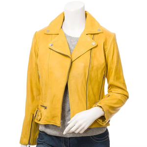 Chaqueta de Cuero PU para Mujer, Ajustada, Estilo Motociclista, Venta al por Mayor, Chaqueta Transpirable para Primavera y Otoño - Product Image 3