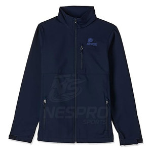 Chaqueta Softshell de diseño personalizado para hombre, cuello levantado, logotipo frontal de invierno, respetuoso con el medio ambiente, transpirable, al mejor precio al por mayor - Product Image 1