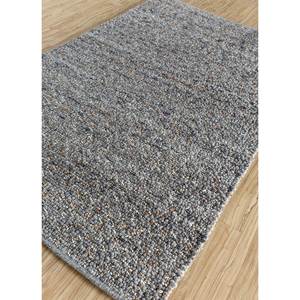 Tapis en laine Kilim bleu Abrash fait main, grand format 9x12, tissage plat pour la maison, l'entrée et la chambre, en fourrure - Product Image 2