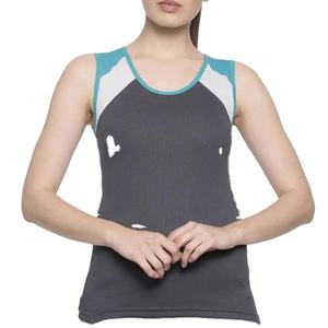 เสื้อกล้ามผู้หญิงไซส์ใหญ่ ผ้าฝ้าย/ใยไผ่ ลายพิมพ์ลำลอง สำหรับออกกำลังกาย ฟิตเนส คอกลม ปักลาย สำหรับฤดูร้อน - Product Image 1