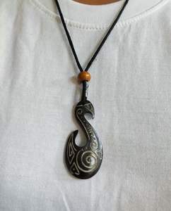 DIFFRANT AMAZING Imitation Ivory Necklace PANDANE Dragon's Teeth Pendant Cool Choker Retro <b>Jewelry</b> Tribal StyleBone Necklace - Product Image 3