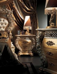 ชุดห้องนอนขนาดคิงไซส์ดีไซน์ยุโรปหรูหราเตียงไม้สักแกะสลักด้วยมือสำหรับบ้านไม้เนื้อแข็งโรงแรม - Product Image 4