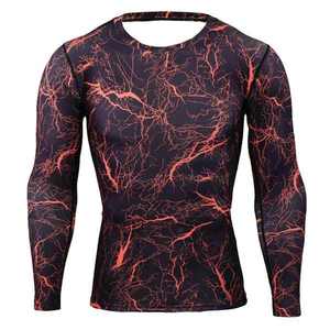 Wholesale <b>Custom</b> Logo Rash Guard <b>Compression</b> Gym <b>Shirt</b> with Full Sleeve Breathable Feature <b>Custom</b> <b>Design</b> - Product Image 6
