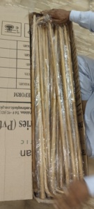 Malacca gỗ linh hoạt đi bộ gậy & Gậy 100 cm dài x 1.25 cm & 1.50 cm đường kính với mũ cao su - Product Image 6