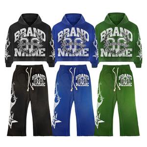 Conjunto Deportivo Personalizado 2025 para Hombre, Diseño Hip Hop de Invierno, Sudadera con Capucha y Pantalones Jogger con Estampado Digital, 100% Algodón - Product Image 5