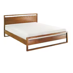 เตียงไม้ดีไซน์คุณภาพสูงเฟอร์นิเจอร์ห้องนอนดีไซน์เรียบง่ายทันสมัย - Product Image 1