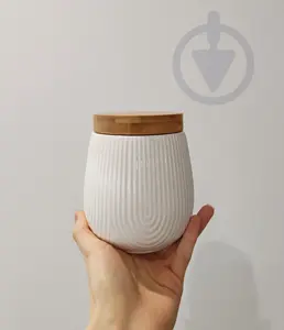 Tarro de Cerámica Premium para Almacenamiento de Alimentos Secos, Tarro de Cerámica Clásico para Cocina y Comedor, Decorativo para Presentación en Mesa - Product Image 1