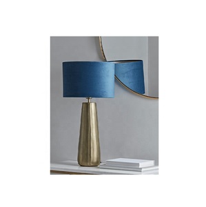 Wholesale Supplies <b>Table</b> Lamps With Colored Shade Finishing Design Decorative Metal Lamp Floor and Home Decor Candle Lamps - Product Image 1