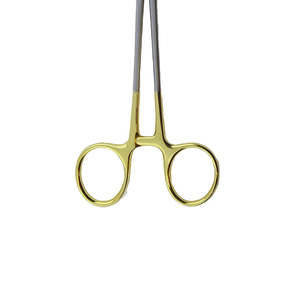 Portaagujas Manual de acero Portaagujas Mayo Hegar con fórceps de madera para uso médico - Product Image 6